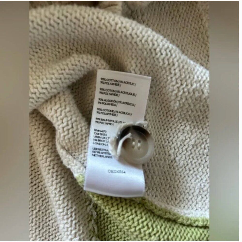 Anthropologie Pilcro Fish Graphic Knit Cardigan Sweater size M - Picture 8 of 8